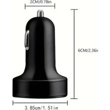 Meks Hızlı Araç Şarj Cihazı 6 Port USB Type-C Çıkışlı