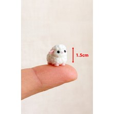 To Design Lab Minyatür Beyaz Kuzu Figürü - Oyuncak Ev, Diorama ve Hobi Aksesuarı