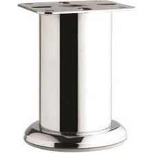Elovias Eroğlu 8cm Metal Krom Mobilya Ayağı 51mm Çap (401-05-8-18)