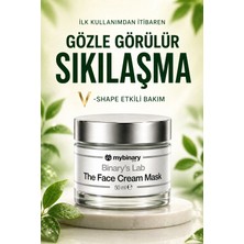 Zinderm Yüz Boyun Çene,gıdı ve Gözenek Sıkılaştırıcı Toparlayıcı Nemlendirici V-Line Gece Krem Maskesi 50 M