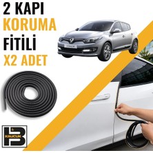 B&M Kauçuk Renault Megane 3 Hatcback Kapı Koruma Fitili-Iki KAPI-SIYAH-BM0885