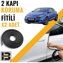 B&M Kauçuk Renault Megane 3 Gt Kapı Koruma Fitili-Iki KAPI-SIYAH-BM0887