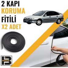 B&M Kauçuk Renault Laguna 1 Sedan Kapı Koruma Fitili-Iki KAPI-SIYAH-BM0898