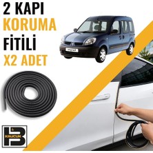 B&M Kauçuk Renault Kango (1998-2007) Kapı Koruma Fitili-Iki KAPI-SIYAH-BM0903