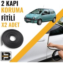 B&M Kauçuk Renault Twingo Kapı Koruma Fitili-Iki KAPI-SIYAH-BM0878