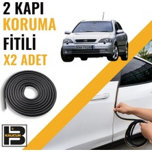 B&M Kauçuk Opel Astra G Hatcback (1998-2009) Kapı Koruma Fitili-Iki KAPI-SIYAH-BM0920