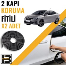 B&M Kauçuk Renault Taliant Kapı Koruma Fitili-Iki KAPI-SIYAH-BM0863
