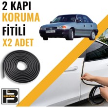 B&M Kauçuk Opel Astra F Sedan (1991-2002) Kapı Koruma Fitili-Iki KAPI-SIYAH-BM0917