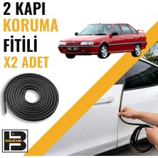 B&M Kauçuk Renault Reno-21 Kapı Koruma Fitili-Iki KAPI-SIYAH-BM0897