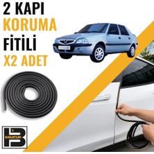 B&M Kauçuk Dacia Solenzo Kapı Koruma Fitili-Iki KAPI-SIYAH-BM0905