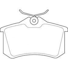 Peugeot 208 2008- Fren Balatası Arka 1643574280 Nextpart