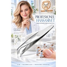 Transformacion Profesyonel Batık ve Tırnak Eti Kesici Cımbızı 8 cm Kavisli Kütikül Pens 723785