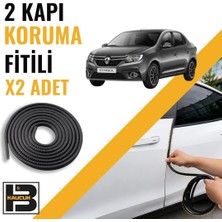 B&M Kauçuk Renault Symbol (3.nesil) Kapı Koruma Fitili-Iki KAPI-SIYAH-BM0877