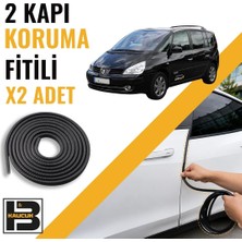 B&M Kauçuk Renault Espace Kapı Koruma Fitili-Iki KAPI-SIYAH-BM0862