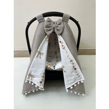 Buse Baby Home Puset Örtüsü ve Puset Minderi 2 'li Set