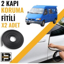 B&M Kauçuk Ford Transit (1985-2000) Kapı Koruma Fitili-Iki KAPI-SIYAH-BM1093