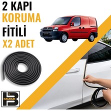 B&M Kauçuk Fiat Doblo Panelvan (2001-2005) Kapı Koruma Fitili-Iki KAPI-SIYAH-BM1170