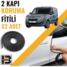B&M Kauçuk Opel Combo D Panelvan Kapı Koruma Fitili-Iki KAPI-SIYAH-BM1134