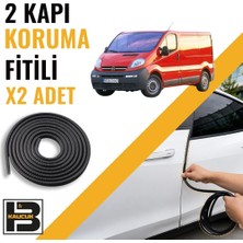 B&M Kauçuk Opel Vivaro Panelvan (2003-2013) Kapı Koruma Fitili-Iki KAPI-SIYAH-BM1136