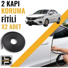 B&M Kauçuk Honda City (2020-2025) Kapı Koruma Fitili-Iki KAPI-SIYAH-BM0987