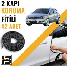 B&M Kauçuk Opel Astra H Hatchback Kapı Koruma Fitili-Iki KAPI-SIYAH-BM1208