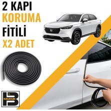 B&M Kauçuk Honda Hr-V (2022-2025) Kapı Koruma Fitili-Iki KAPI-SIYAH-BM1002