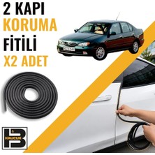 B&M Kauçuk Nissan Primera (1996-2002) Kapı Koruma Fitili-Iki KAPI-SIYAH-BM1040