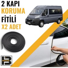 B&M Kauçuk Citroen Jumper (2007-2014) Kapı Koruma Fitili-Iki KAPI-SIYAH-BM1151