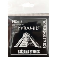 Saz Musik Shop Bağlama Teli 0.18 Kısa Sap Takım Tel