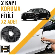 B&M Kauçuk Honda Accord (2020-2025) Kapı Koruma Fitili-Iki KAPI-SIYAH-BM0993