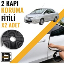 B&M Kauçuk Honda City (2006-2008) Kapı Koruma Fitili-Iki KAPI-SIYAH-BM0986
