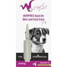 Whiteveterinay Köpek Damlası Bit ve Pire 20-40KG 1ml