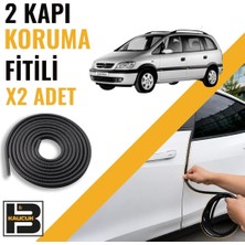 B&M Kauçuk Opel Zafira A (1999-2005) Kapı Koruma Fitili-Iki KAPI-SIYAH-BM1202