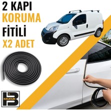 B&M Kauçuk Fiat Fiorino Panelvan Kapı Koruma Fitili-Iki KAPI-SIYAH-BM1168
