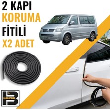 B&M Kauçuk Volkwagen Transporter T5 Kapı Koruma Fitili-Iki KAPI-SIYAH-BM1126