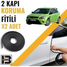 B&M Kauçuk Ford Focus Rs (2.nesil) Kapı Koruma Fitili-Iki KAPI-SIYAH-BM0954