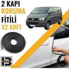 B&M Kauçuk Volkwagen Transporter T6 Kapı Koruma Fitili-Iki KAPI-SIYAH-BM1128