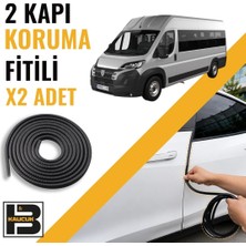 B&M Kauçuk Peugeot Boxer (2015-2025) Kapı Koruma Fitili-Iki KAPI-SIYAH-BM1149