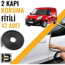 B&M Kauçuk Fiat Doblo Panelvan (2010-2015) Kapı Koruma Fitili-Iki KAPI-SIYAH-BM1174