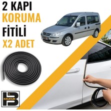 B&M Kauçuk Opel Combo C Kapı Koruma Fitili-Iki KAPI-SIYAH-BM1131