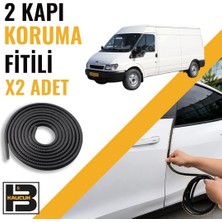 B&M Kauçuk Ford Transit Panelvan (2001-2006) Kapı Koruma Fitili-Iki KAPI-SIYAH-BM1096