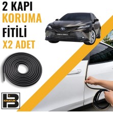 B&M Kauçuk Toyota Camry (2019-2020) Kapı Koruma Fitili-Iki KAPI-SIYAH-BM1018