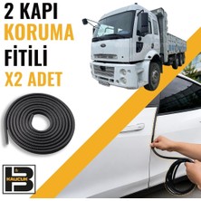 B&M Kauçuk Ford Cargo 2.nesil Kapı Koruma Fitili-Iki KAPI-SIYAH-BM1114