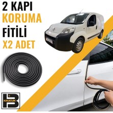 B&M Kauçuk Citroen Nemo Panelvan Kapı Koruma Fitili-Iki KAPI-SIYAH-BM1162