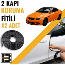 B&M Kauçuk Bmw 3 Serisi E92 (2007-2013) Kapı Koruma Fitili-Iki KAPI-SIYAH-BM1065