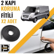 B&M Kauçuk Ford Transit Panelvan (2007-2014) Kapı Koruma Fitili-Iki KAPI-SIYAH-BM1098
