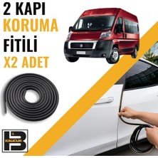 B&M Kauçuk Fiat Ducato (2007-2014) Kapı Koruma Fitili-Iki KAPI-SIYAH-BM1177