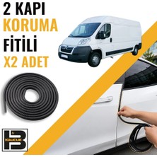 B&M Kauçuk Citroen Jumper Panelvan (2007-2014) Kapı Koruma Fitili-Iki KAPI-SIYAH-BM1152