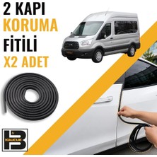 B&M Kauçuk Ford Transit (2015-2019) Kapı Koruma Fitili-Iki KAPI-SIYAH-BM1099