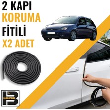 B&M Kauçuk Ford Focus St (1.nesil) Kapı Koruma Fitili-Iki KAPI-SIYAH-BM0947